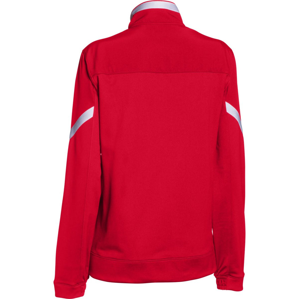 Under Armour Women's Red Qualifier Full Zip Jacket