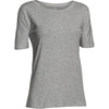 Under Armour Women's True Grey Heather/True Grey Heather/Graphite Team Uptown Flow T