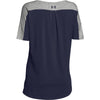 Under Armour Women's Midnight Navy/True Grey Heather/Midnight Navy Team Uptown Flow T