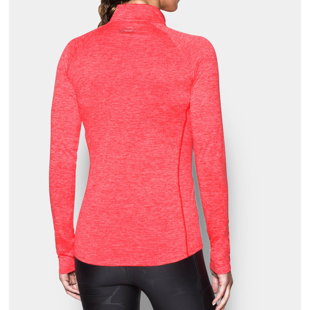 Under Armour Women's Marathon Red UA Tech Zip Twist