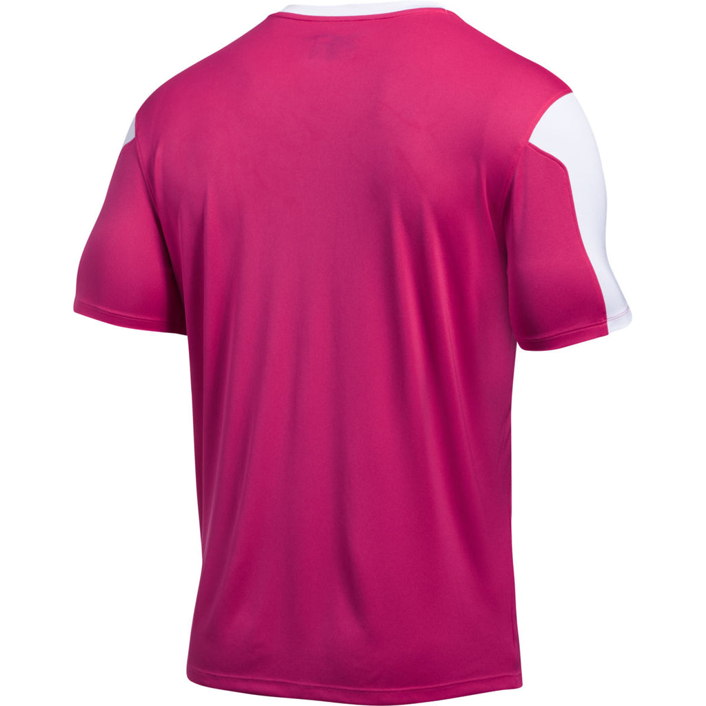 Under Armour Men's Tropic Pink Maquina Jersey Short Sleeve