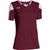 Under Armour Women's Maroon Maqunia Jersey Short Sleeve