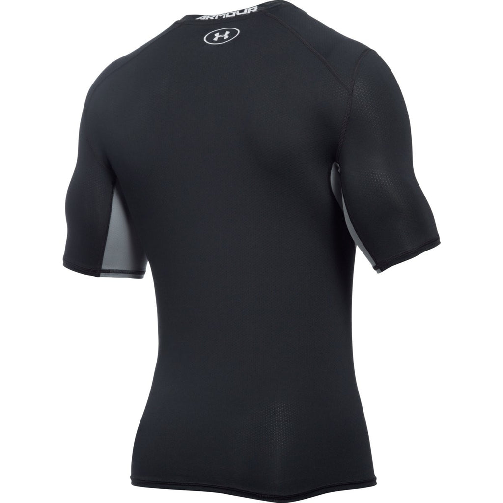 Under Armour Men's Black HG CoolSwitch Comp Short Sleeve T-Shirt