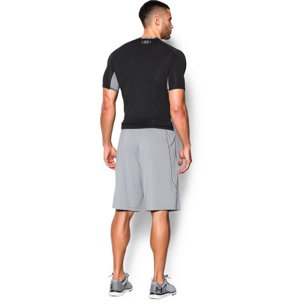 Under Armour Men's Black HG CoolSwitch Comp Short Sleeve T-Shirt