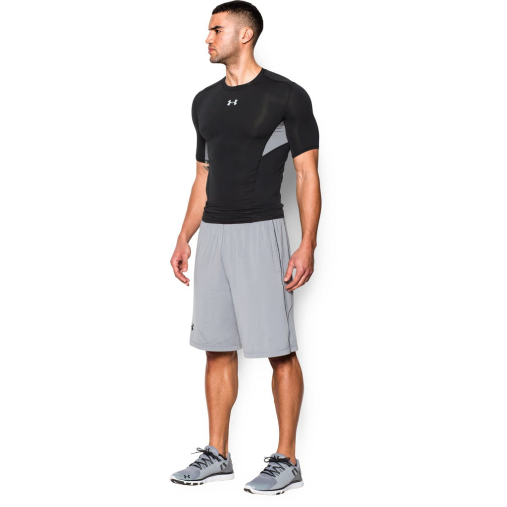 Under Armour Men's Black HG CoolSwitch Comp Short Sleeve T-Shirt