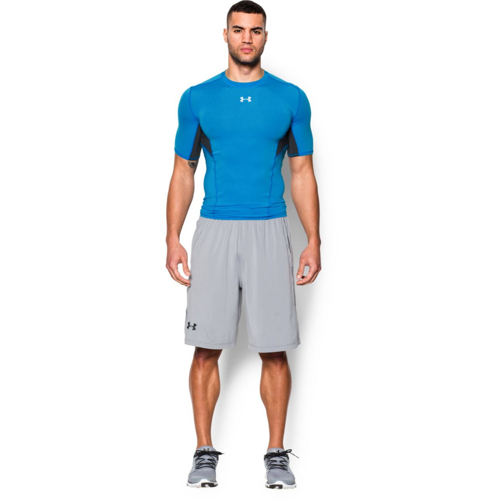 Under Armour Men's Electric Blue HG CoolSwitch Comp Short Sleeve T-Shirt