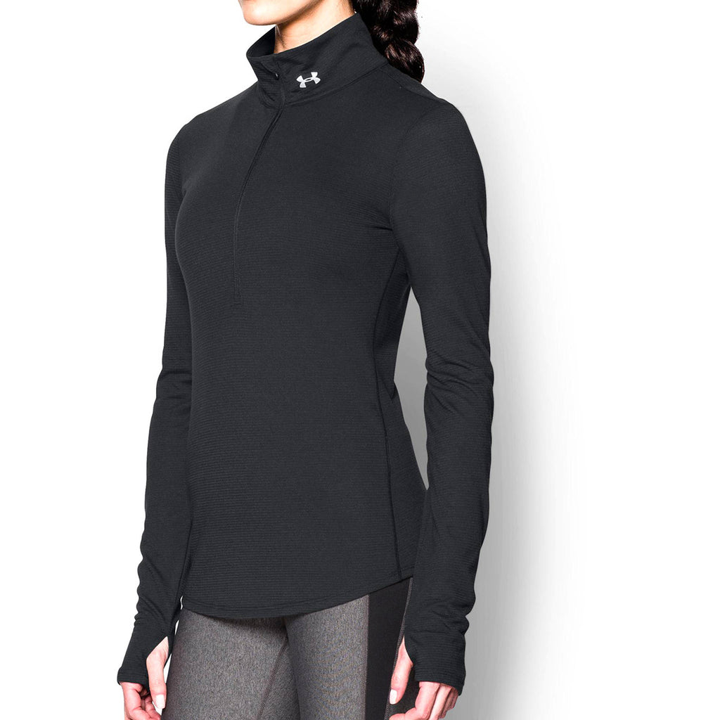 Under Armour Women's Black Streaker Half Zip