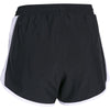 Under Armour Women's Black-White-Reflective Fly By Short