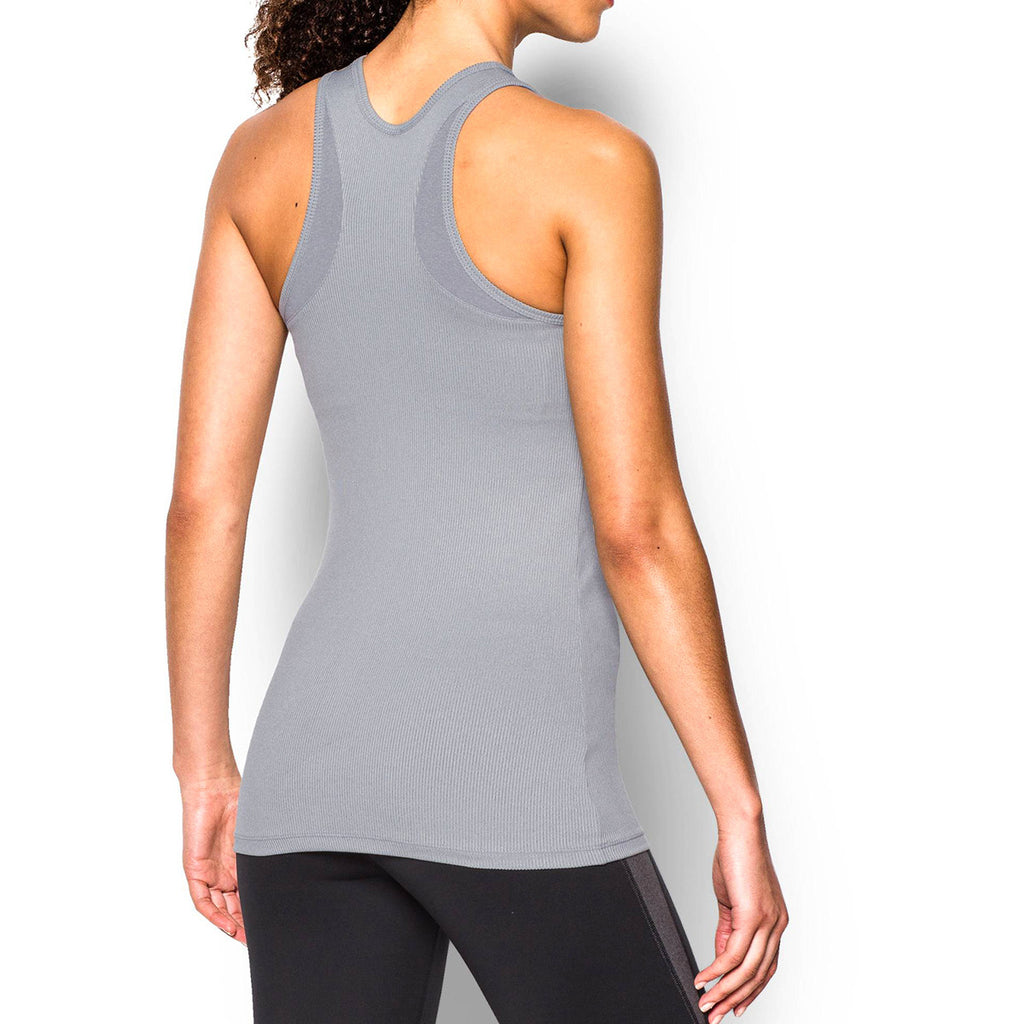 Under Armour Women's Grey Heather Tech Victory Tank