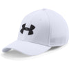 Under Armour Men's White/Black UA Golf Mesh Stretch 2.0 Cap