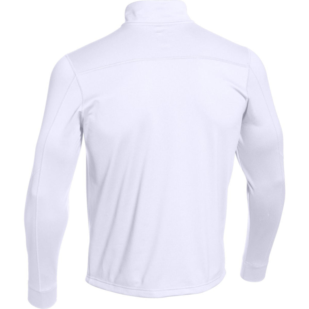 Under Armour Men's White Qualifier Novelty 1/4 Zip