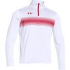 Under Armour Men's White/Red Qualifier Novelty 1/4 Zip