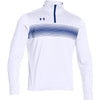 Under Armour Men's White/Royal Qualifier Novelty 1/4 Zip