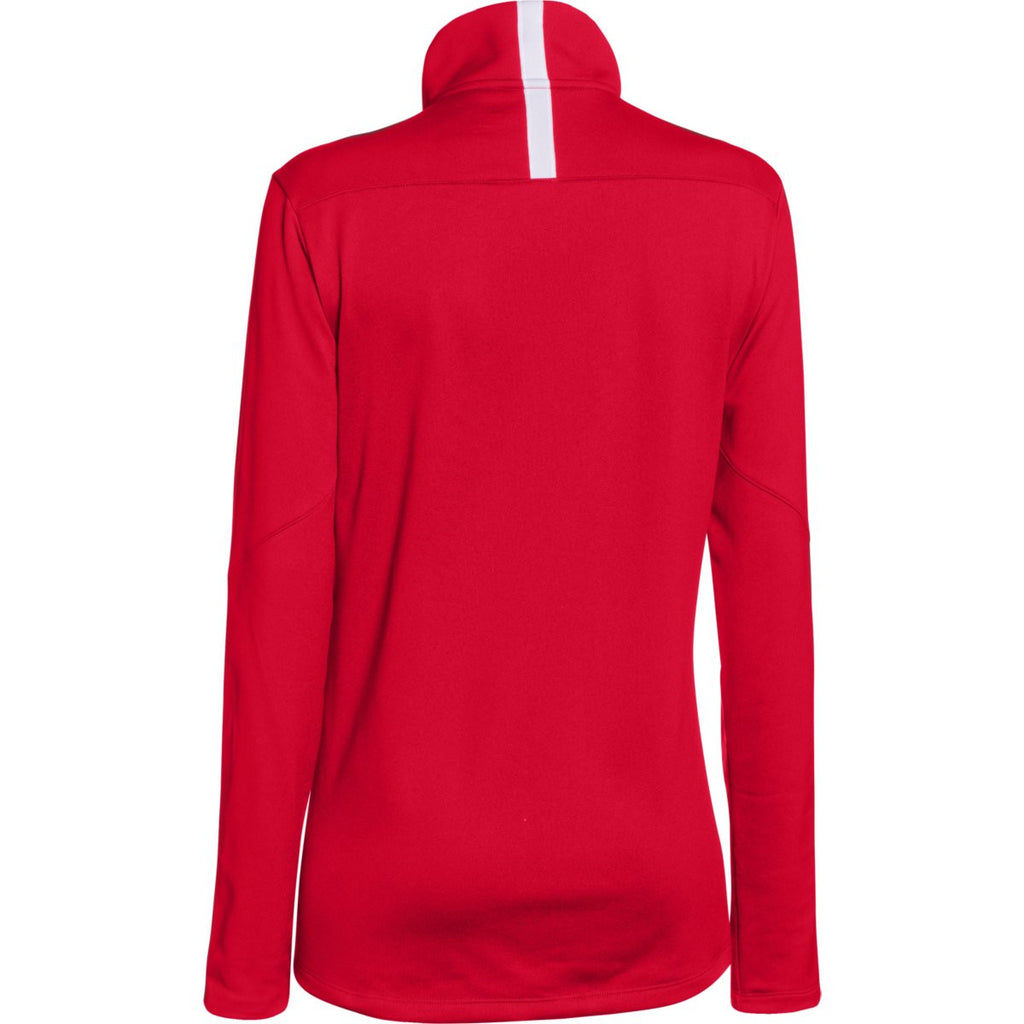 Under Armour Women's Red Qualifier Quarter Zip