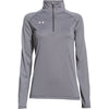 Under Armour Women's Graphite White Stripe Tech 1/4 Zip