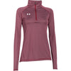 Under Armour Women's Cardinal Steel Stripe Tech 1/4 Zip