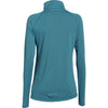 Under Armour Women's Coastal Teal Steel Stripe Tech 1/4 Zip