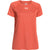 Under Armour Women's Dark Orange UA Stripe Tech Locker Short Sleeve Tee