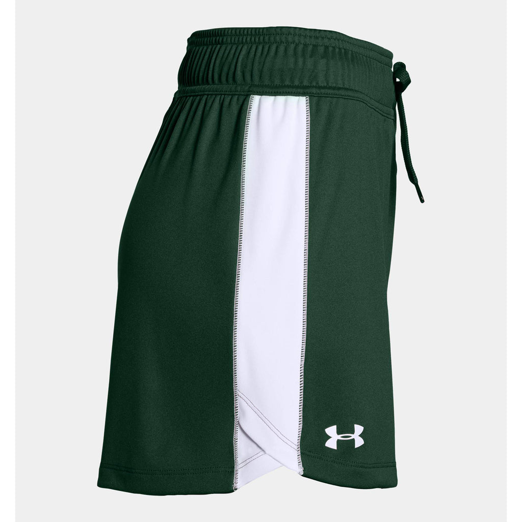 Under Armour Women's Forest Green/White UA Matchup Short