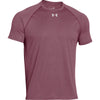 Under Armour Men's Maroon UA Stripe Tech Locker Short Sleeve Tee