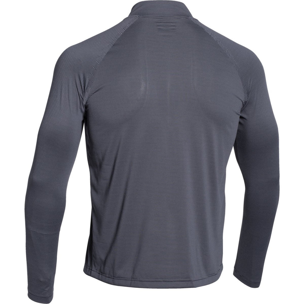 Under Armour Men's Midnight Navy Steel Stripe Tech 1/4 Zip