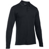 Under Armour Men's Black Tac Performance Long Sleeve Polo