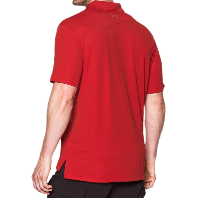 Under Armour Men's Red Tactical Performance Polo