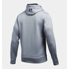 Under Armour Men's True Grey Heather/Black Armour Fleece Icon Solid Pullover Hood