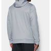 Under Armour Men's True Grey Heather/Black Armour Fleece Icon Solid Pullover Hood