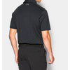 Under Armour Men's Black Charged Cotton Scramble Polo