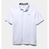 Under Armour Men's White Charged Cotton Scramble Polo