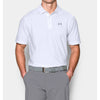 Under Armour Men's White Charged Cotton Scramble Polo