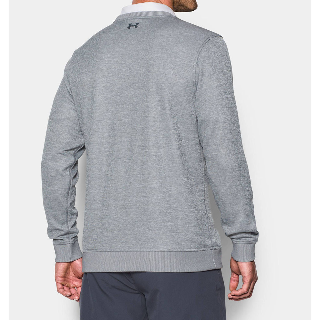 Under Armour Men's Grey Storm Sweater Fleece Crew