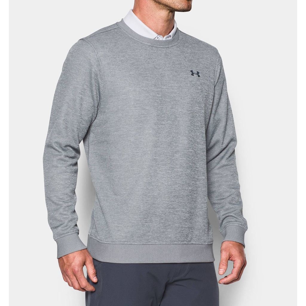 Under Armour Men's Grey Storm Sweater Fleece Crew