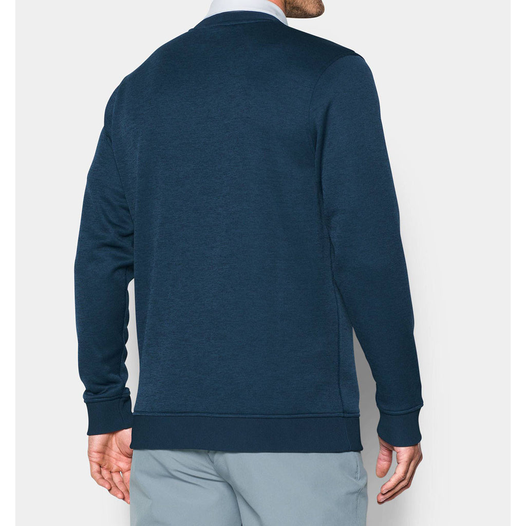 Under Armour Men's Navy Storm Sweater Fleece Crew