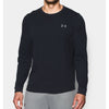 Under Armour Men's Black/Stealth Grey UA Waffle long Sleeve Crew