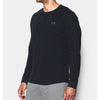 Under Armour Men's Black/Stealth Grey UA Waffle long Sleeve Crew