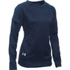 Under Armour Women's Midnight Navy Novelty Armour Fleece Crew