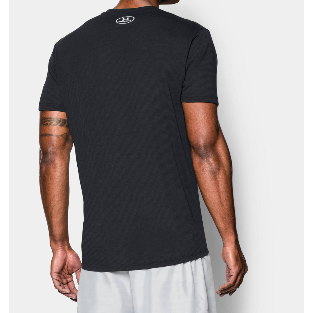 Under Armour Men's Black UA Streaker Run V-Neck T-Shirt