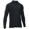 Under Armour Men's Black Long Sleeve Polo