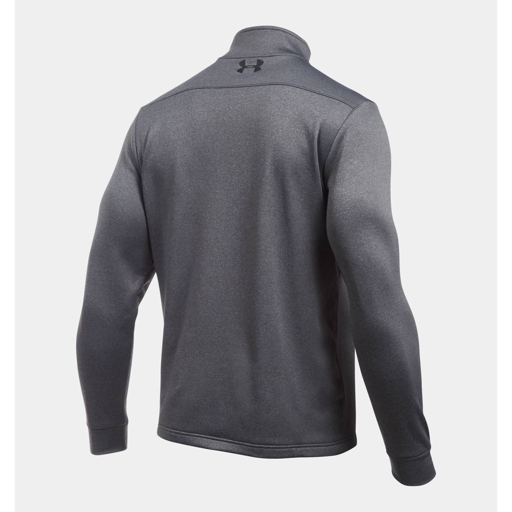 Under Armour Men's Carbon Heather/Black Armour Fleece 1/4 Zip