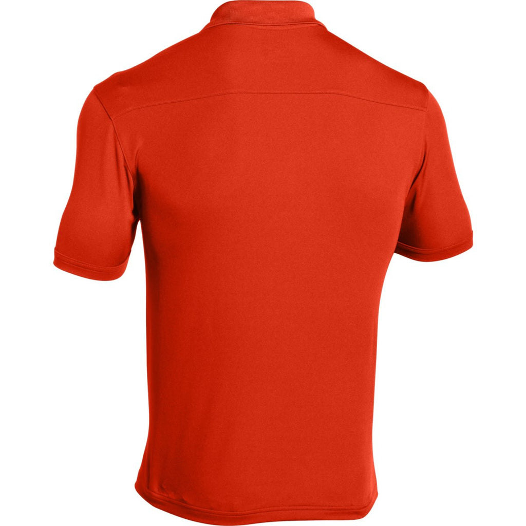 Under Armour Men's Dark Orange Team Armour Polo