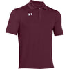 Under Armour Men's Maroon Team Armour Polo