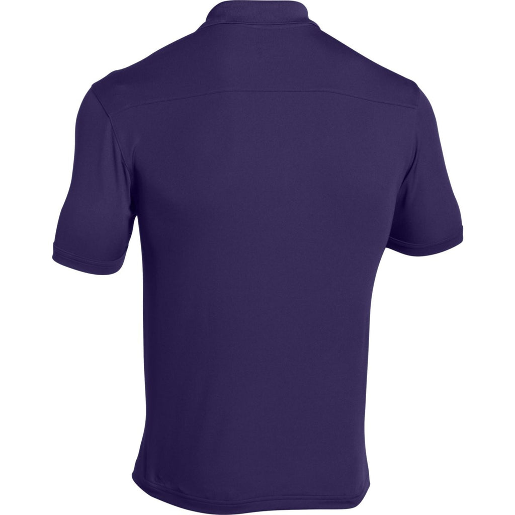 Under Armour Men's Purple Team Armour Polo