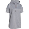 Under Armour Women's True Grey Heather Championship Knit Short Sleeve Hoody