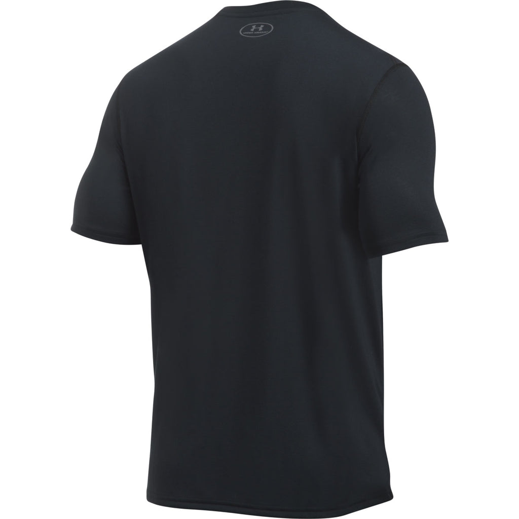 Under Armour Men's Black UA Threadborne Short Sleeve Shirt