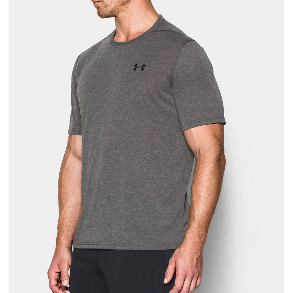 Under Armour Men's Grey UA Threadborne Short Sleeve Shirt