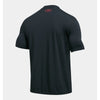 Under Armour Men's Anthracite UA Threadborne V-Neck Short Sleeve