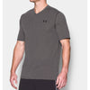 Under Armour Men's Carbon Heather UA Threadborne V-Neck Short Sleeve