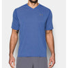 Under Armour Men's Royal UA Threadborne V-Neck Short Sleeve